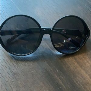 Matte Black Over-sized Shades